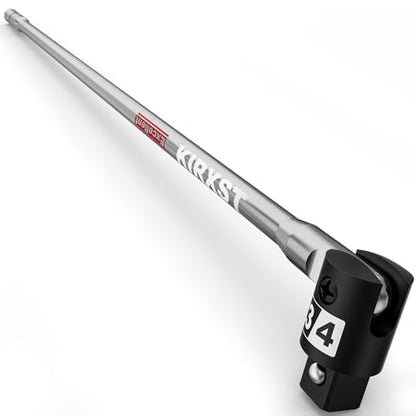 32-Inch 3/4” Drive Breaker Bar, Heavy Duty Extension Breaker Bar, 250° Rotatable Head, Premium Chromium Molybdenum Steel, Mechanical Work, Automobile and Motorcycle Maintenance and Repair - size: 3/4" 32 in