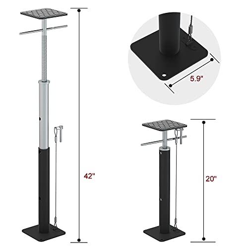 Heavy Duty RV Slide Out Stabilizers, Adjustable 20"-42" Support Jacks for Camper, Trailer & Motorhome, Up to 5,000 lbs Each, 2 Pcs – Ideal for Leveling & Stabilizing RV Slide Outs - size: 20" -42"