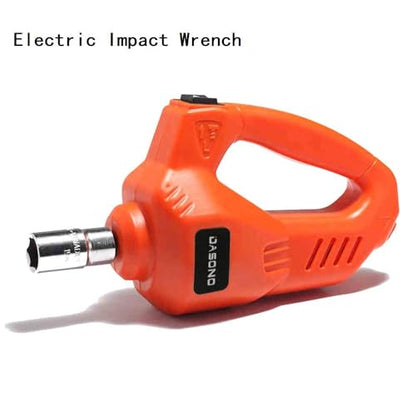 3-in-1 Multifunctional Portable Car Tire Repair Kit 5 Ton Electric Tire Lifting Auto Jacks Hydraulic Air Infatable Car Floor Jack LED Inflator Pump Electric Impact Wrench SUV Trunk Sedan Van