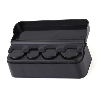 Car Holder, Portable Organizer Storage Box, Plastic Change Holder, 11.5x4x3.6 Inches for Car, Truck, and Home