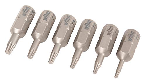 Wiha 71570 6 Piece Torx Insert Bit Set - T5 - T10 x 25mm | bike-hand-tools - size: One Size