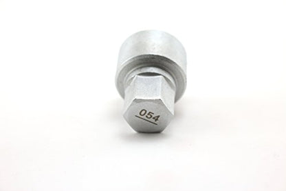 TEMO #54 Wheel Lock Lugnut Anti-Theft Lug Nut Screw Removal Socket Key S3055 for BMW Vehicles - size: #54