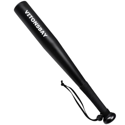 Aluminum Tire Checker Bat - Truckers Tool for Checking Tire Pressure - Black - color: Black