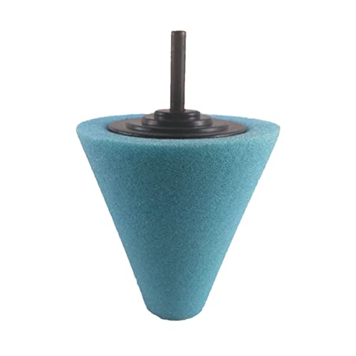 STOBAZA Car Burnishing Pad Set Cone Shaped 3-Piece Sponge Polishing Wheel for Automotive Wheel Hub Cleaning for Car Detailing and Buffing