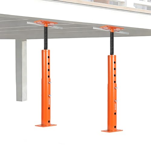 2 Pack Jack Post, House Floor Jack with 19"-36" Height Range, 18000 LBS Lifting Joist Beam Basement Jacks for Leveling, Lifting - size: 19 - 36 in