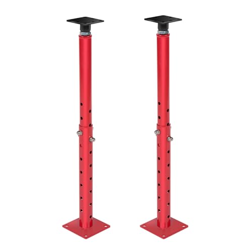 Floor Joist Jack, 19"- 36"(1'7"-3) Height Range Adjustable Floor Joist Jack House Jack Post,Telescoping Jack for Temporary Support for Leveling,4400 lbs Height Capacity(Each)-2Pack - size: 2PACK