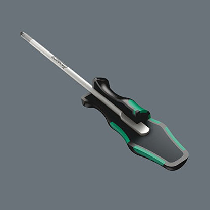 Wera 05028062001 367/6 TORX® Screwdriver set Kraftform Plus and rack, 6 pieces - size: TX10x80mm, TX15x80mm, TX20x100mm, TX25x100mm, TX30x115mm, TX40x140mm