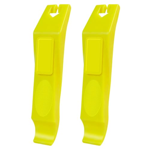 Tire Lever Bicycle Repair Tools Tyre Lever Tire Removal Tool for Tire Removal and Installation, Fits Most Bicycle Tires - color: 2 Pack Yellow