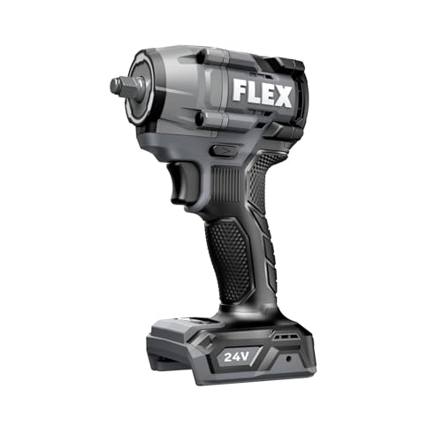 FLEX 24V Brushless Cordless 3/8-Inch 450 Ft-Lbs Torque Compact Impact Wrench Tool Only, Battery and Charger Not Included - FX1431A-Z - size: 450 Ft-Lbs, style: 3/8-Inch Tool Only