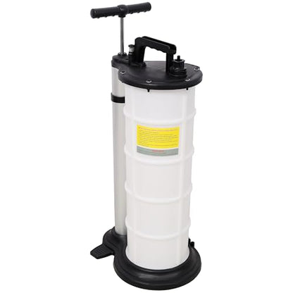 9L Manual Oil Extractor Pump - Oil Changer Vacuum Fluid Evacuator Extractor with 4 Tubes for Automotive Cars Boats Fluids Vacuum Evacuation