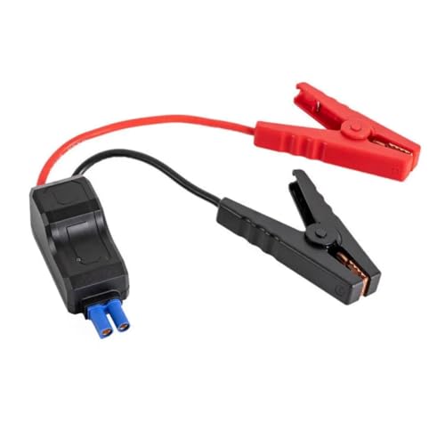 Car Emergency Battery Jump Starter Cable Intelligent EC5 Connector | EC5 Connector Alligator Clamp Jump Starter Cable 650A 12V with Clamps Booster Cableand Prevent Reverse Charge Module - color: Intelligent type