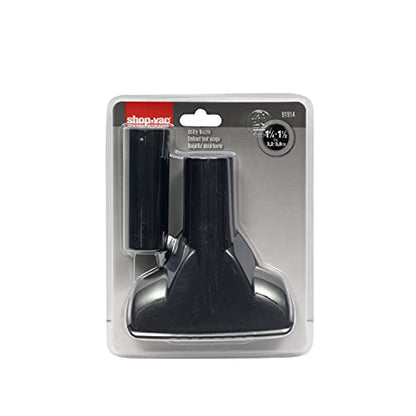 Shop-Vac 9191400 Utility Nozzle, 1.5 Inch Diameter, Includes 1.25 Inch Diameter Adapter, Versatile Cleaning on Multiple Surfaces (1-Pack)