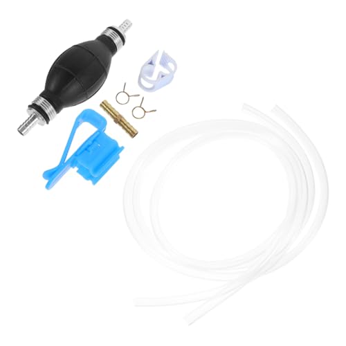 Homoyoyo Manual Hand Siphon Pump Fuel Transfer Hose Kit Lightweight PVC Plastic Gasoline Oil Transfer for Cars Accurate Regulation Durable Siphon Pump Gas Tank Use