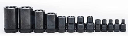 GEARWRENCH 13 Pc. 1/4", 3/8" & 1/2" Drive External Torx Socket Set - 80583