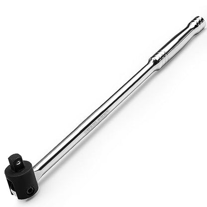 SWANLAKE 1/2 Breaker Bar, 17.5" Length with 180° Rotatable Head, 1/2 inch Drive,CR-V Steel - style: 1PC
