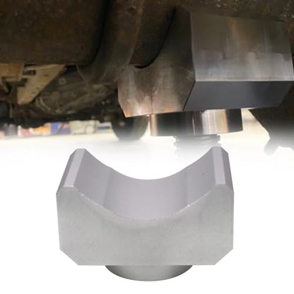 RYANSTAR RACING Lifting Axle Saddle Axle Adapter Compatible with Hydraulic Jack Bottle Jack Floor Jack Silver
