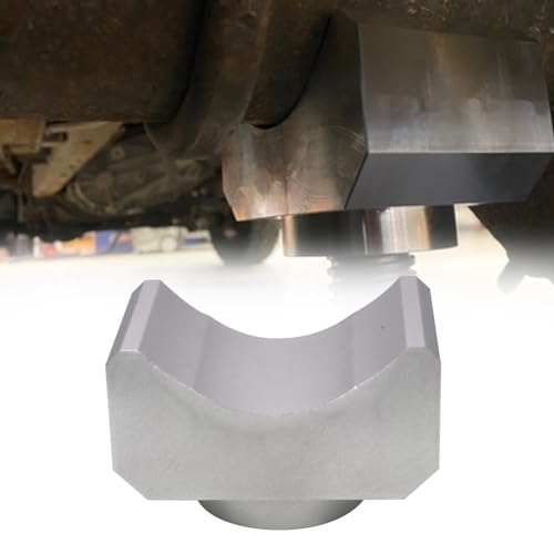 RYANSTAR RACING Lifting Axle Saddle Axle Adapter Compatible with Hydraulic Jack Bottle Jack Floor Jack Silver