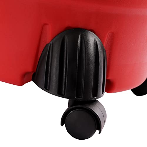 3 in 1 Wet/Dry Vacuum Cleaner,1000W Portable Heavy-Duty Cleaner with Four Flexible Universal Wheels,Cyclonic Duct Design,15L Multifunction Vacuum for House, Garage, Car and Workshop,Etc