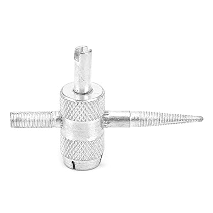 Rengue Tire Spoon Lever Tool Set, 45 Chrome Vanadium Steel Tire Iron Kit, Ergonomic Handle, Smooth Edge, Valve Core Tool, for DIY Motorcycle Bike ATV Change