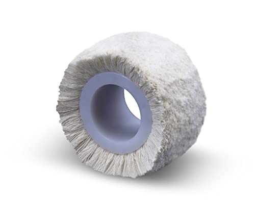 CS Unitec |PTX Cotton Buffing Wheel | Buffer Polisher Tool Attachment | 4" Diameter x 2" Wide - size: 4" x 2"