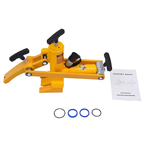 Hydraulic Tire Bead Breaker 10000PSI Pneumatic Tire Tool 10-Ton Separation Force Heavy-Duty Steel Tire Change Repair Bead Breaker Tool for Farm Tractors Buses Lawn Mowers ATV