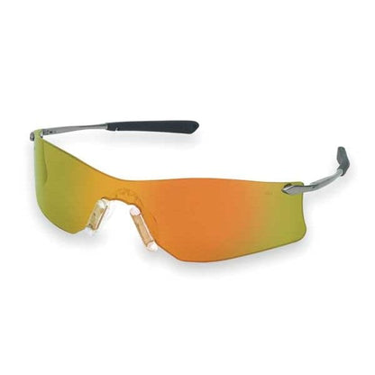 Crews T411G Rubicon Safety Glasses Emerald Mirror, 1 Pair - color: Clear Lens