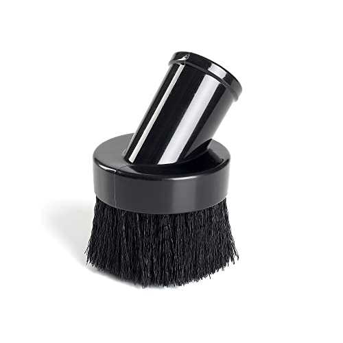 CRAFTSMAN CMXZVBE38610 1-1/4 in. Dusting Brush Wet Dry Vac Attachment | Industrial-Grade Shop Vacuum Accessory for Cleaning Stubborn Debris, Fits 1-1/4 in. Hose Diameter - size: Dusting Brush