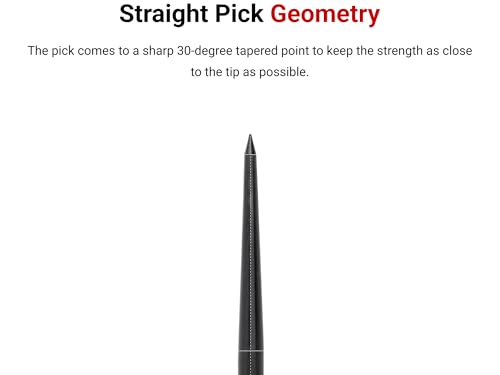 TEKTON Straight Pointed Pick (1/8 x 3 in. shank) | PNH21101 | Made in USA - style: Straight Pick