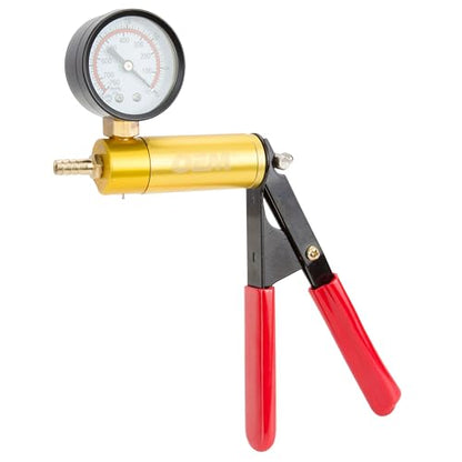 OEMTOOLS 27070 Brake Bleeder Kit and Vacuum Pump Tester, Power Steering Bleeder Kit with Adapters, Vacuum Brake Bleeding Kit for Clutch, Fuel, and Automotive Diagnostics