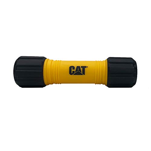 Cat CTRACK 200 Lumen High Power LED Flashlight with Weather Resistant Power Switch Cover(Black/Yellow)