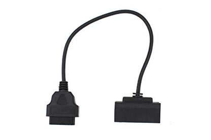 MOTOKU 7 pin OBD1 to OBD2 Adapter Diagnostic Tool Cable Connector | for Ford Code Reader Scanner, Check Engine Repair