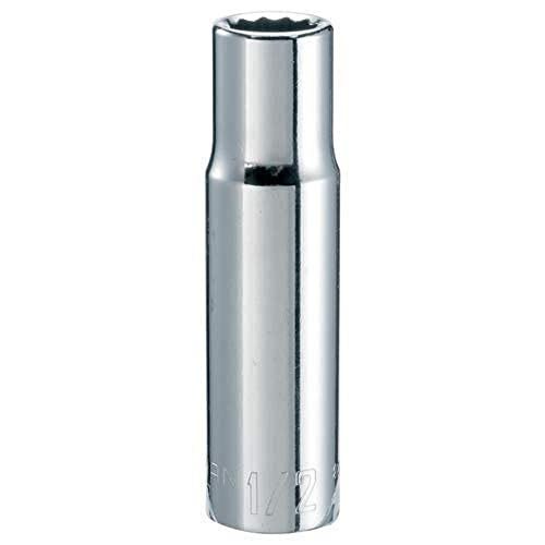 CRAFTSMAN Deep Socket, SAE, 1/2-Inch Drive, 1/2-Inch, 12-Point (CMMT47521) - size: 1/2"