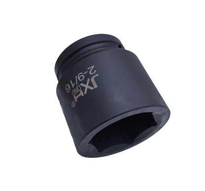 1-1/2" Drive Impact Socket, 6-Point, Heat Treated Cr-Mo Steel – Heavy Duty for Hydraulic Impact Wrench (2-9/16") - size: 2-9/16"