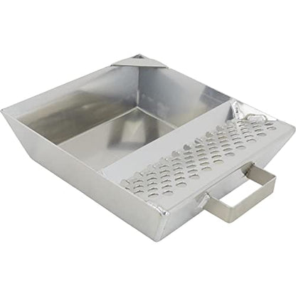 Speedway Motors Aluminum 6 Qt Oil Drain Drip Pan for Quick Change Units with Built-In Gear Drip Tray, Corner Pour Spout and Welded Handle, Lightweight