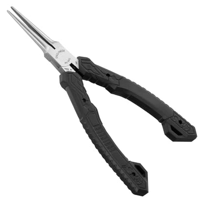 ENGINEER Precision Mini Long Nose Pliers (Needle tip) 141mm Professional Grade ESD Safe with Carbon Steel Jaws. Made in Japan. PS-03
