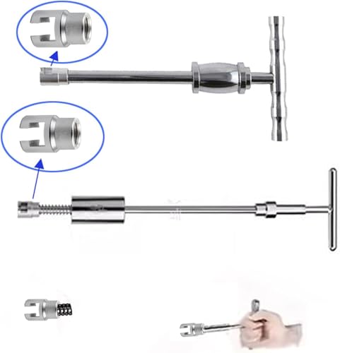 Slide Hammer Dent Puller, Dent Repair Puller Head Kit M16 PDR | Heavy-Duty Steel, For Car & Motorcycle Dents, Straight-Groove Dents Removal, No Plastic Bumpers Or Large Dents, PDR Tools - size: M16