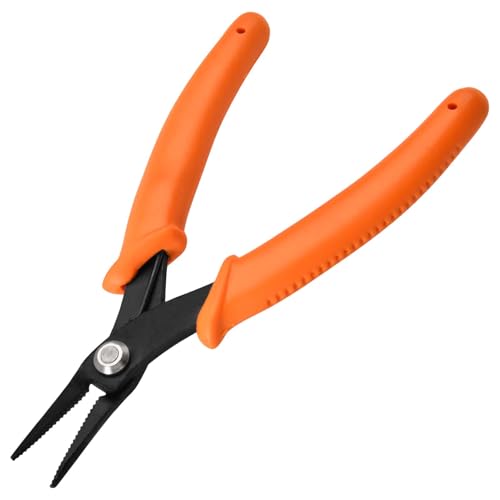 Mini Long Nose Pliers Specialty Pointed Nose Tweezer Nose Pliers | 1.5mm Diameter Tip, Serrated Jaws, Precision Needle Nose Chain Nose Plier for Jewelry Making Wire Wrapping, Object Gripping - style: Long Nose Pliers Serrated Jaws