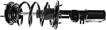 Detroit Axle - Front Struts with Coil Spring + Rear Shock Absorbers Replacement for 2013-2019 Ford Flex Lincoln MKT - 4pc Set - size: 4AQ47150/Shock Kit
