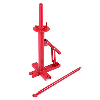 MOTOOS Manual Tire Changer Tire Bead Breaker Tool Tire Changing Tool Portable Tire Changer Base Bead Breaker Mounting Auto 7-1/2 x16, Red