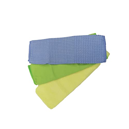 Microfiber Car Detailing Supply Kit Vehicle Cleaning Wash Wax Polish Buff Cloths Sponge Set