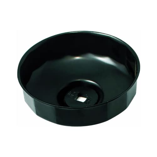 CTA Tools A255 Cap-Type Oil Filter Wrench - 65/67mm x 14 Flute - Professional Grade, Black Finish, Precision-Stamped, Deep-Reach, 3/8-Inch Drive, Oil Filter Wrench - size: 65mm/67mm x 14 Flute