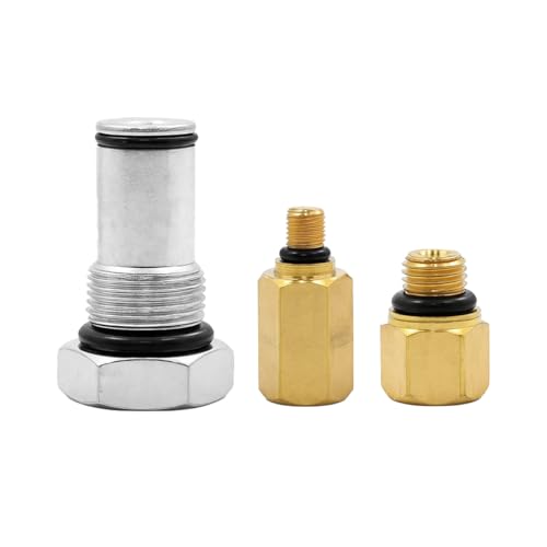 Car Oil Rail Adapters Leak Test Kit, High Pressure Vehicle IPR Valve Air Test Fitting Tool, Automotive Oil Pump Testing Accessories, Compatible with 6.0L Diesel Engine
