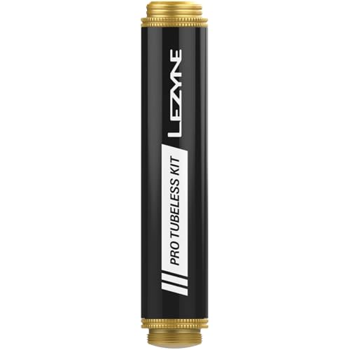 LEZYNE Pro Tubeless Kit | Portable All-In-One Bicycle Tire Repair System with Aluminum Body, Tire Plugs, CO2 Inflator & Stainless Steel Tools | For Road, Gravel & MTB Bikes, Pro Tubeless Kit - size: Pro Tubeless Kit