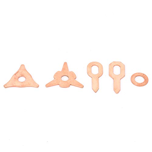 Hilitand 110pcs Dent Pulling Puller Rings withOT Round for Automotive Sheet Metal Welding Repair, Hilitandudmw491ggy