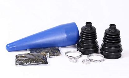 FB3000K Small Shaft Universal CV Boot Installation Kit Constant Velocity Boot Set (2 Boots 1 Cone) - size: 2 Boots 1 Cone