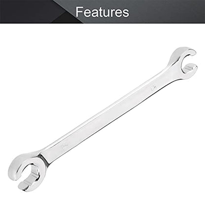 Utoolmart Flare Nut Wrench, 12mm x 14mm Metric Double Open End, 1Pcs - color: 1pcs, size: 12x14mm