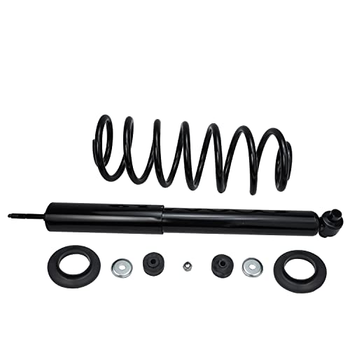 Detroit Axle - Rear Struts for 2003-2011 Ford Crown Victoria Lincoln Town Car Grand Marquis Complete 2 Struts with Coil Spring 2004 2005 2006 2007 2008 2009 2010 Replacement Ready Struts Assembly