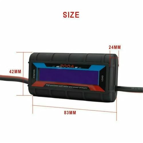200A LCD Digital High-Precision Amp Watt Meter RC Battery Solar Power Analyser'