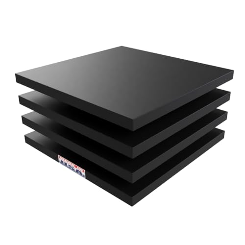 USA Made RV Leveling Jack Flex Pads 12" – Heavy-Duty Rubber Jack Pads (4-Pack) – Non-Slip, Shock-Absorbing Stabilizer Mats for Camper & Trailer – Prevent Sinking & Sliding - size: 12" (4-pack)