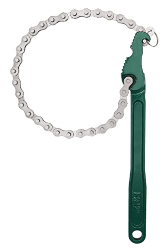 Jeemiter Heavy Duty Ratcheting Chain Wrench, 12 Inches Automotive Oil Fuel Filter Chain Wrench fits 1.5" to 6" Diameter Pliers Adjustable Removal Remover Tool - size: 12 Inch